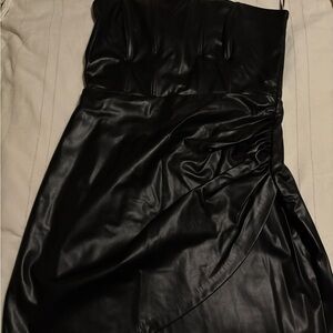 Zara strapless cocktail dress